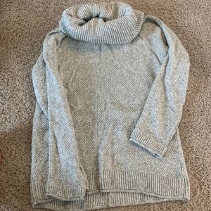 Long gray sweater